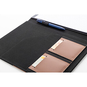 Složka na dokumenty z recyklovaného canvas, černá