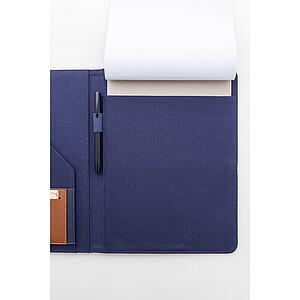 Složka na dokumenty z recyklovaného canvas, královská modrá