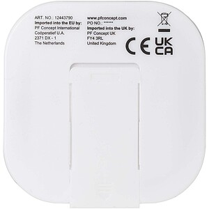 Sluchátka s kabelem typu C s úložným boxem z recyklovaného plastu, černá