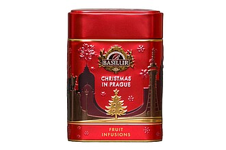 SNOW - BASILUR Around The World Christmas in Prague Red plech 75 g