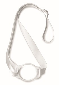 Šňůrka na krk s držákem na 6cm kelímku, bílá