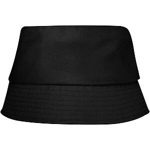 Solaris polyesterový letní klobouk o gramáži 130 g/m2, černá