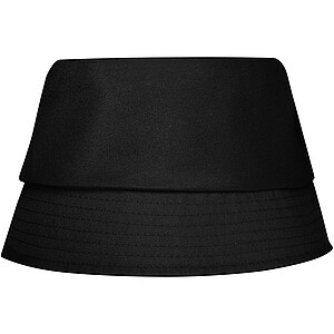 Solaris polyesterový letní klobouk o gramáži 130 g/m2, černá