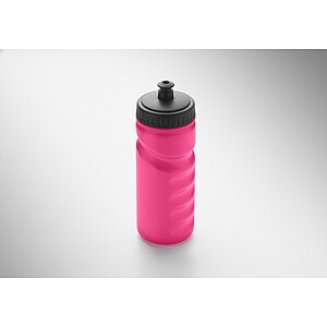 Športová fľaša 500 ml, fluo ružová