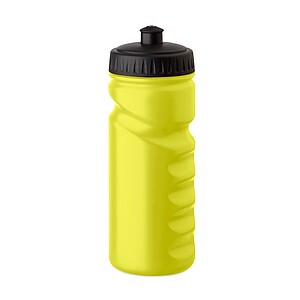 Športová fľaša 500 ml, fluo žltá