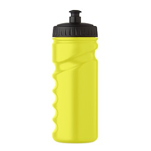 Športová fľaša 500 ml, fluo žltá