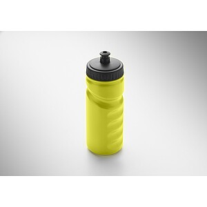 Športová fľaša 500 ml, fluo žltá