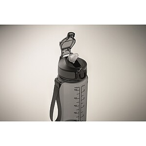 Športová fľaša na vodu, 700 ml, sivá