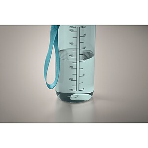 Športová fľaša na vodu, 700 ml, svetlomodrá