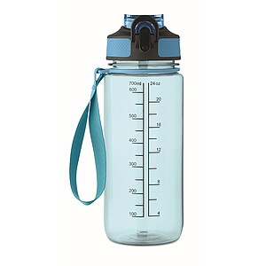 Športová fľaša na vodu, 700 ml, svetlomodrá