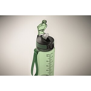 Športová fľaša na vodu, 700 ml, zelená
