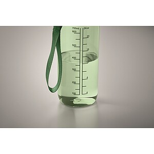 Športová fľaša na vodu, 700 ml, zelená