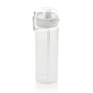 Športová fľaša na vodu z RCS RPET 800 ml, biela