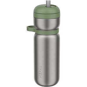 Športová termo fľaša 600 ml, zelená