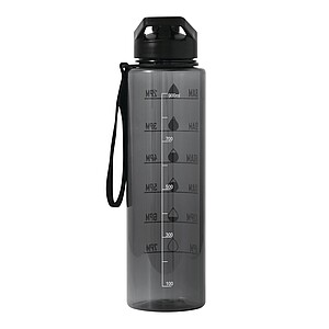 Sportovní láhev na vodu 1l, černá
