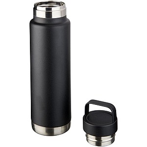 Sportovní láhev s vakuovou izolací, objem 600 ml černá