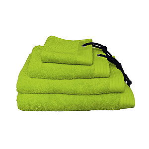 Sportovní osuška OLIMA SPORTS BATH TOWEL, 100 × 150 cm, zelenožlutá