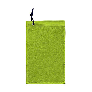 Sportovní osuška OLIMA SPORTS BATH TOWEL, 100 × 150 cm, zelenožlutá