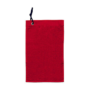 Sportovní ručník OLIMA SPORTS TOWEL, 50 × 100 cm, červená