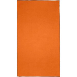 Sportovní ručník z RPET, 100x180cm, oranžový