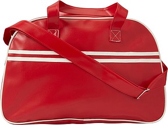 Sportovní taška, retro styl, červená - tašky s potiskem