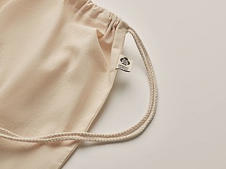 Stahovací batoh z organické bavlny