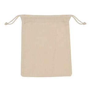 Stahovací bavlněný batoh, béžová
