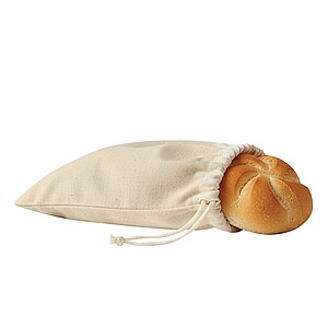 Stahovací bavlněný batoh, béžová