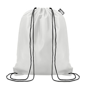 Sťahovací ruksak vyrobený z recyklovaných PET fliaš, biely