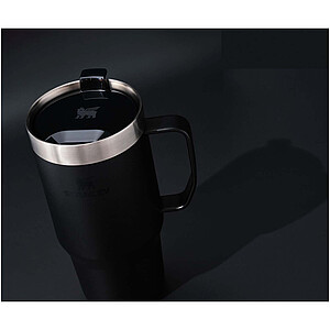 Stanley Everyday Suburban 473 ml recyklovaný nerezový izolovaný hrnek, černá