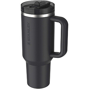 Stanley Quencher® ProTour 1180 ml recyklovaný nerezový izolovaný tumbler s slamkou, čierna