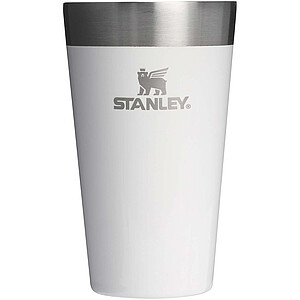 Stanley Stacking izolovaný nerezový tumbler o objemu 470 ml, bílá