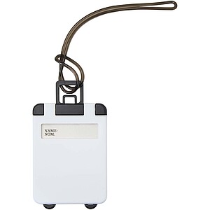 Štítek na zavazadlo, bílá