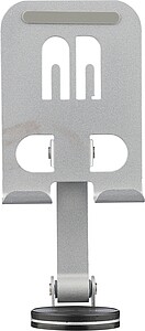 Stojan na telefon z hliníkové slitiny, stříbrná