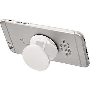 Stojánek na telefon s úchytem, bílá