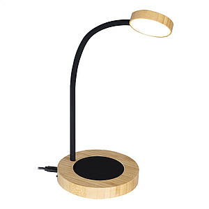 Stolná lampa s ohrievačom hrnčekov, svetlo hnedá