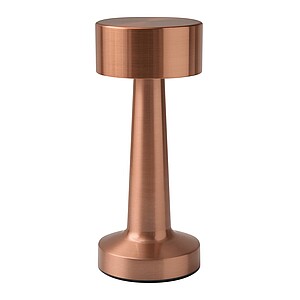 Stolná lampa z nehrdzavejúcej ocele, medená
