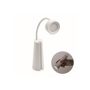 Stolní lampa a svítilna 2 v 1, bílá