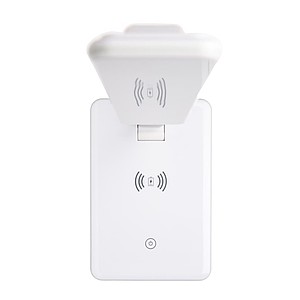 Stolní lampa s 5W bezdrátovým nabíjením, bílá