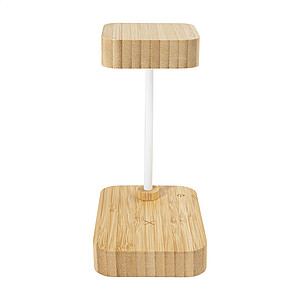 Stolní lampa s bezdrátovou nabíječkou, přírodní
