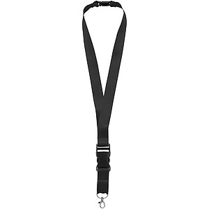 STRAP Šňůrka na krk, černá - reklamní předměty
