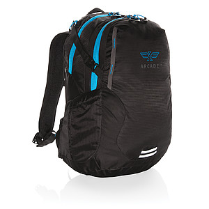Stredný 26L turistický ripstop batoh Explorer, čierna