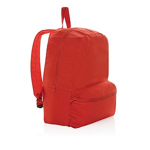 Sytě barevný batoh z recyklovaného materiálu, červený