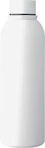 TADEOLA Dvoustěnná vakuová termoska z recyklované nerezové oceli, 500 ml, bílá