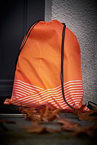 TAGAMOS Stahovací batoh s reflexními proužky, oranžová