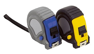 TECHNIK Zvinovací meter, 3m, modrý, šedý