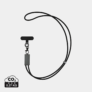 Telefonní kabel 60W z RCS recyklovaného PET, šedá