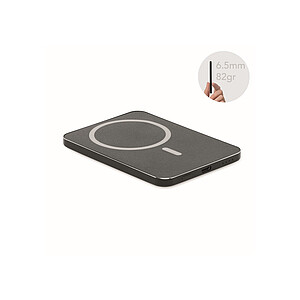 Tenká magnet. powerbanka 20W, černá