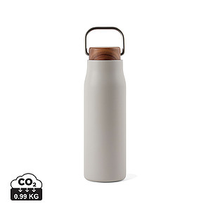 Termo fľaša na pitie z recyklovanej ocele, 300ml, sivá