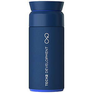 Termo láhev 350ml, z recyklovaných materiálů, modrá
